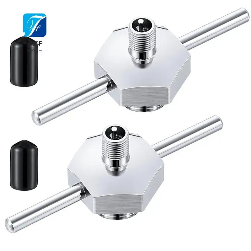 A55F-2Pcs Vaper 19487 Spot Filling Cap, Filler Cap Assembly For Sprayer Non-Aerosol Spot, T-Bar Handle With Gasket