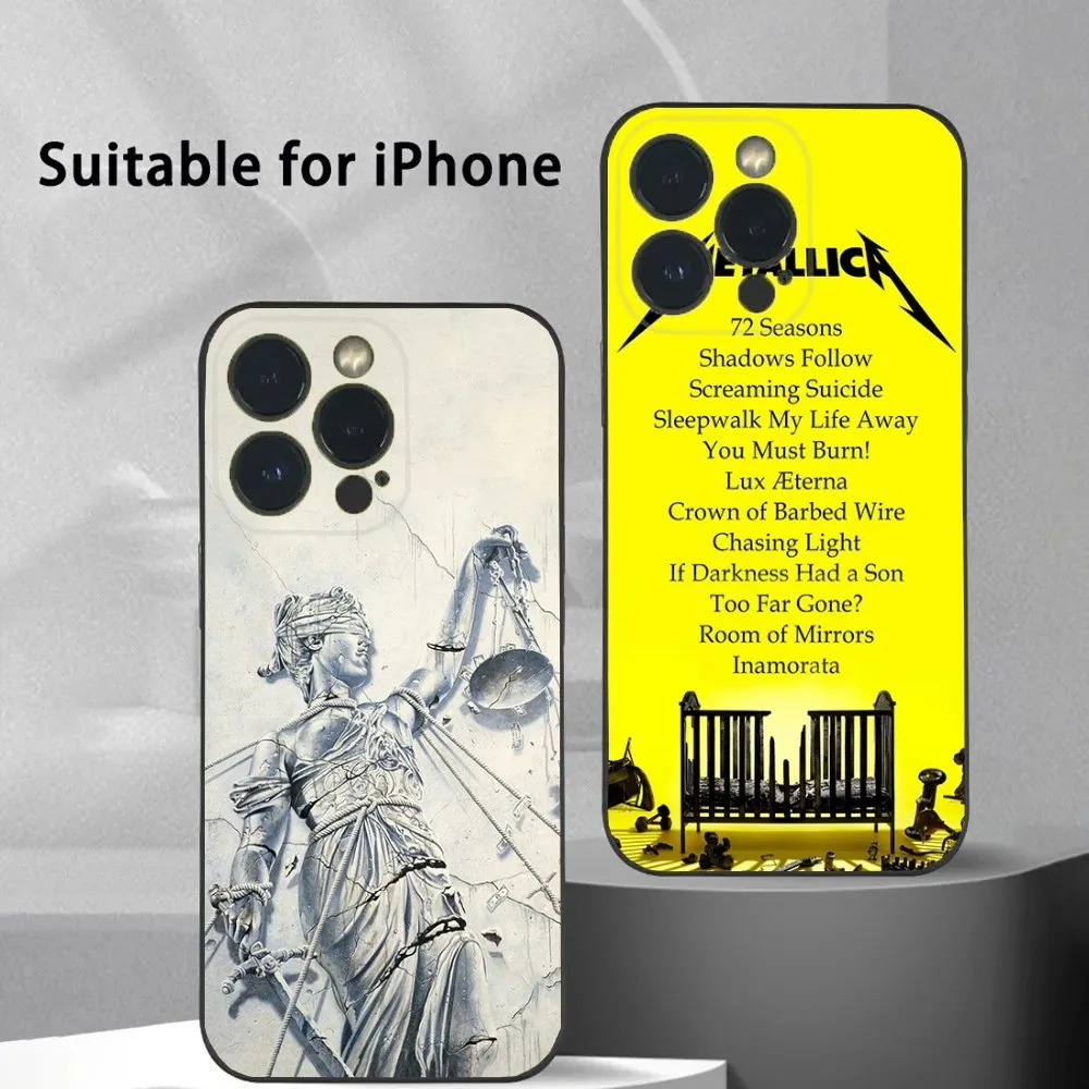 

S-Seasons band 72 Phone Case For iPhone 16 15 14 13 12 11 Plus,Pro Max,XS,X,XR,SE,Mini,8,7 Soft Silicone Black Cover