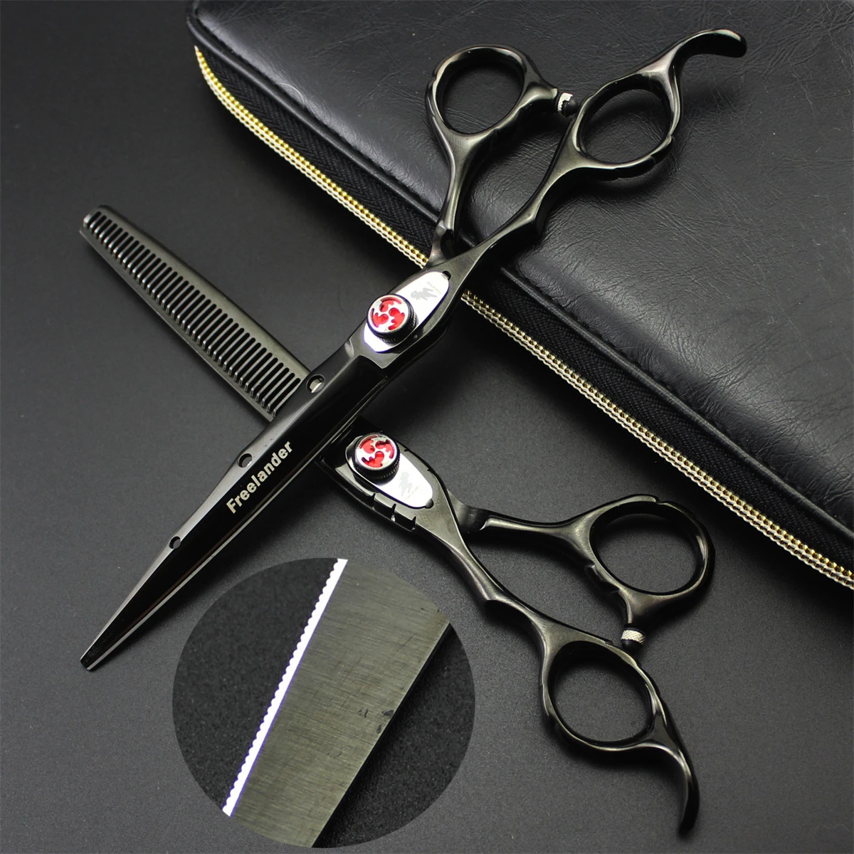 Dog Grooming Scissors Black 7