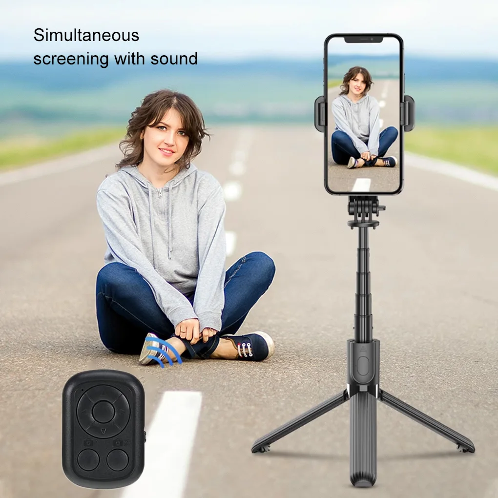 Magnetic Wireless Screen Projector Split Monitor with Sound Mobile Phone Selfie Screen Device for Rear Selfie Vlog Live Shooting