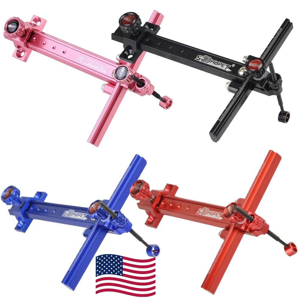 

Archery Recurve Bow Sight Color Right/Left Hand 6inch Aluminum Alloy Sight for Target Adjustment Easily Hunting Shooting