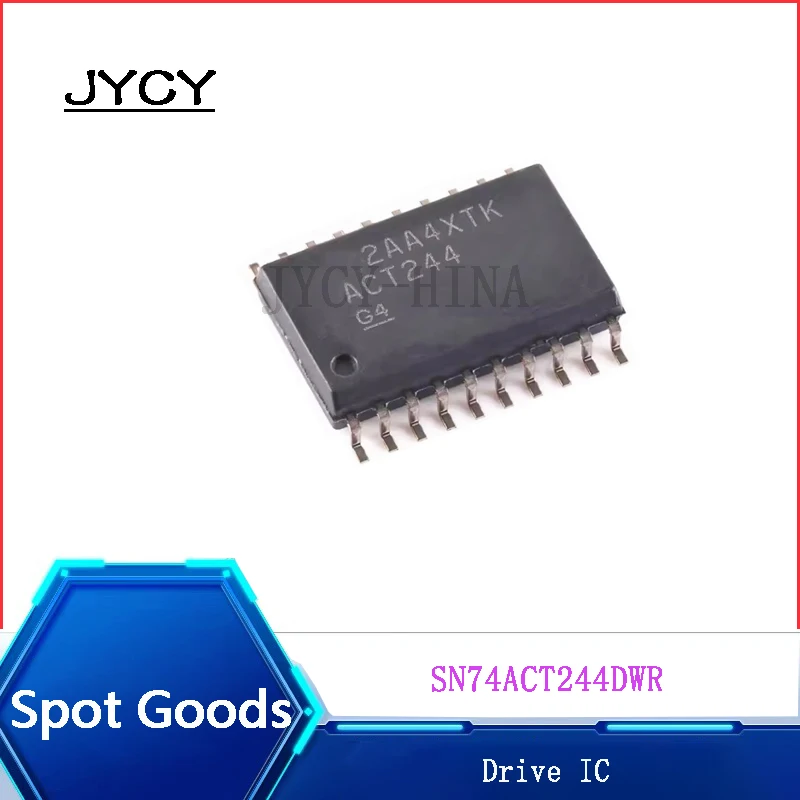 5PCS/lote Drive SN74ACT244DWR  NEW  SOP-20  ACT244 24mA  8 Channel 	CMOS Buffer and Line Driver ICs