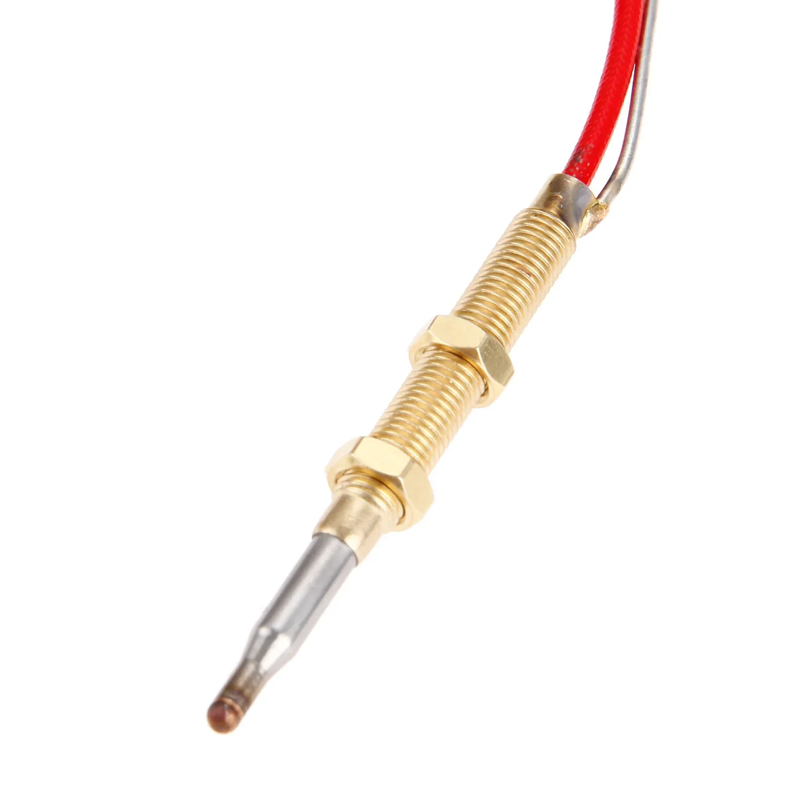 1x410mm termopar universal para o pátio a gás ao ar livre aquecedor m6 x 0.75 rosca de cabeça com m8x1 conexão final