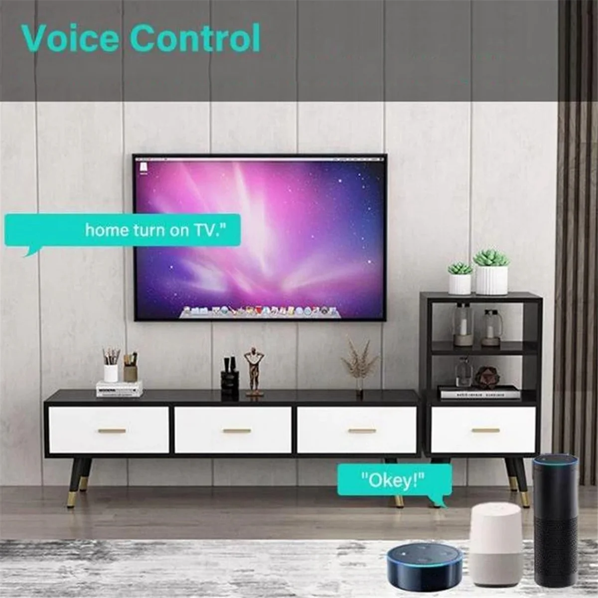 A57G-Tuya Smart WiFi Universal IR Controle Remoto para TV Módulos de automação de ar condicionado Funciona com Smart Life Alexa Home