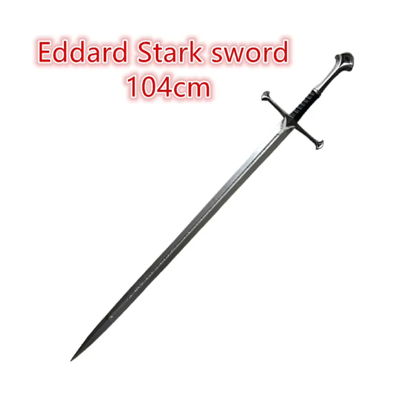 104cm Cold Ice Sword 1:1 Movie Cosplay Sword Prop Role Play Gift Safety PU Winter Sword Weapon Kid Adult Decoration Model