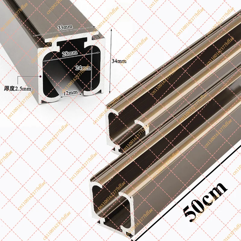 Heavy Duty Sliding Door Damper, Bi-directional Soft Close Hydraulic Buffer with Nylon Roller Hardware