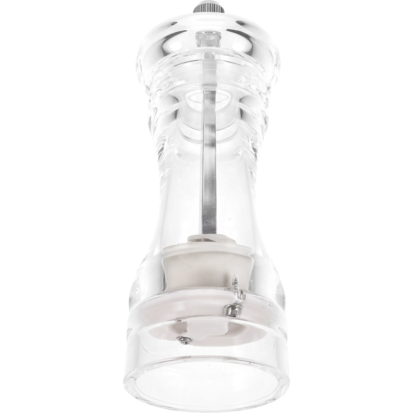 

Manual Pepper Mill Transparent Kitchen Gadget For Salt Black White Pepper Sea Salt Coffee Bean Grinding Refillable