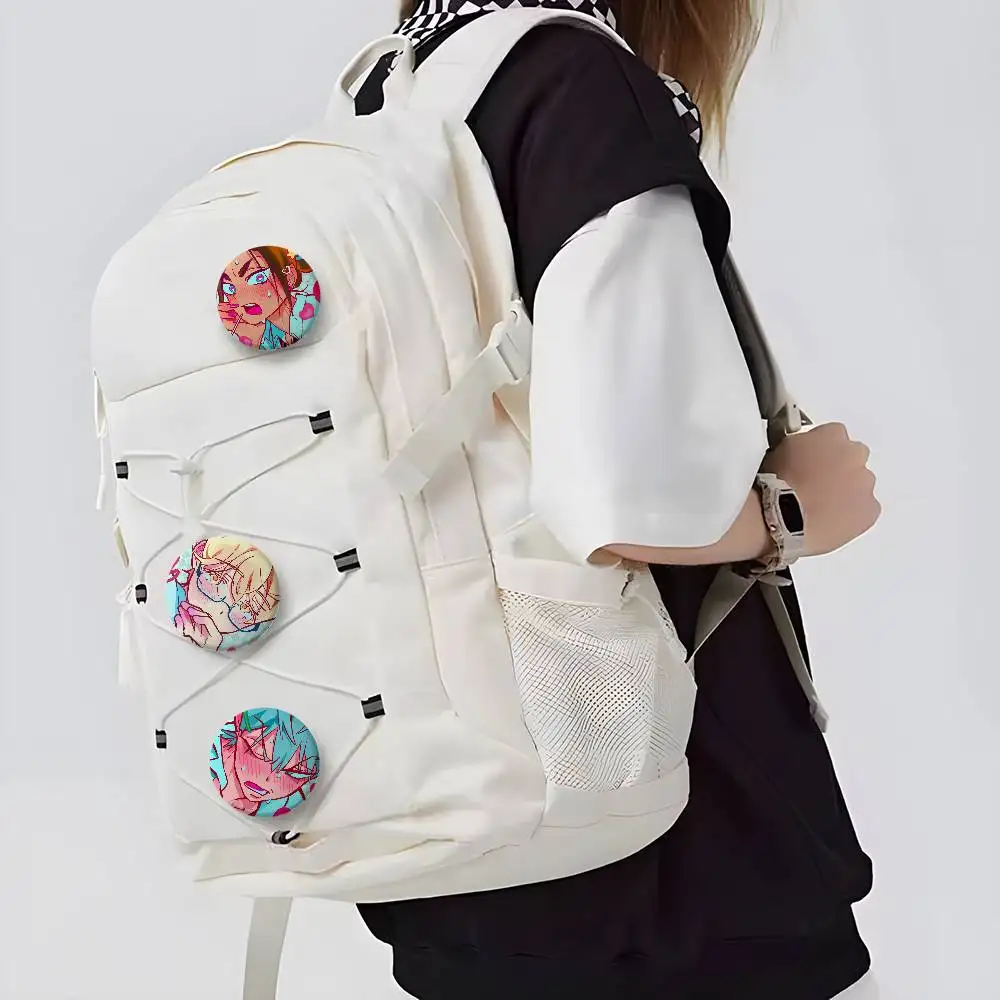 الغريبة المرحلة ميزي Sua Hyuna Luka شارات مستديرة رائعة شارة دبابيس الإبداعية للملابس قبعة ظهره هدية اكسسوارات #4