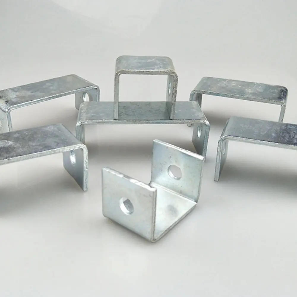 U Shaped Pipe Clamp Carbon Steel Support Bracket Mounting Hardware For Pipe Installation Engineering Plumbing System Parts