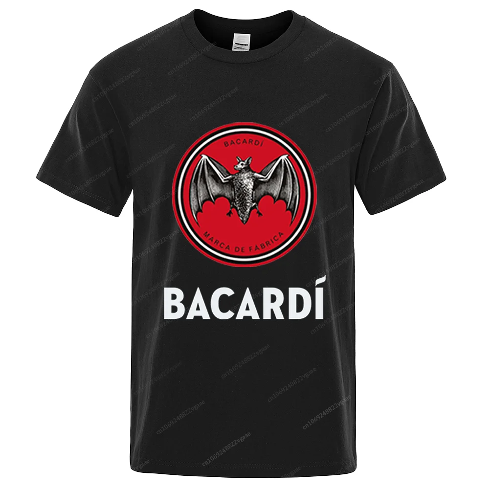 Bacardi T Shirt For Men Women Rum Cotton T Shirt Vintage Short Sleeve Tee Shirt Oversized Tops Free Shipping