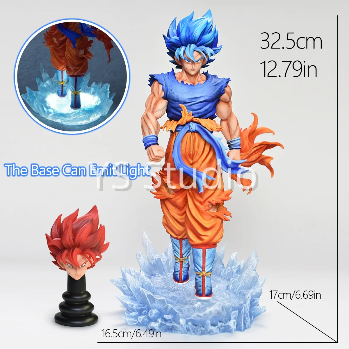 애니메이션 드래곤 볼 Z Goku 피규어 슈퍼 사이얀 액션 피규어 소장품 동상 모델 장난감 선물