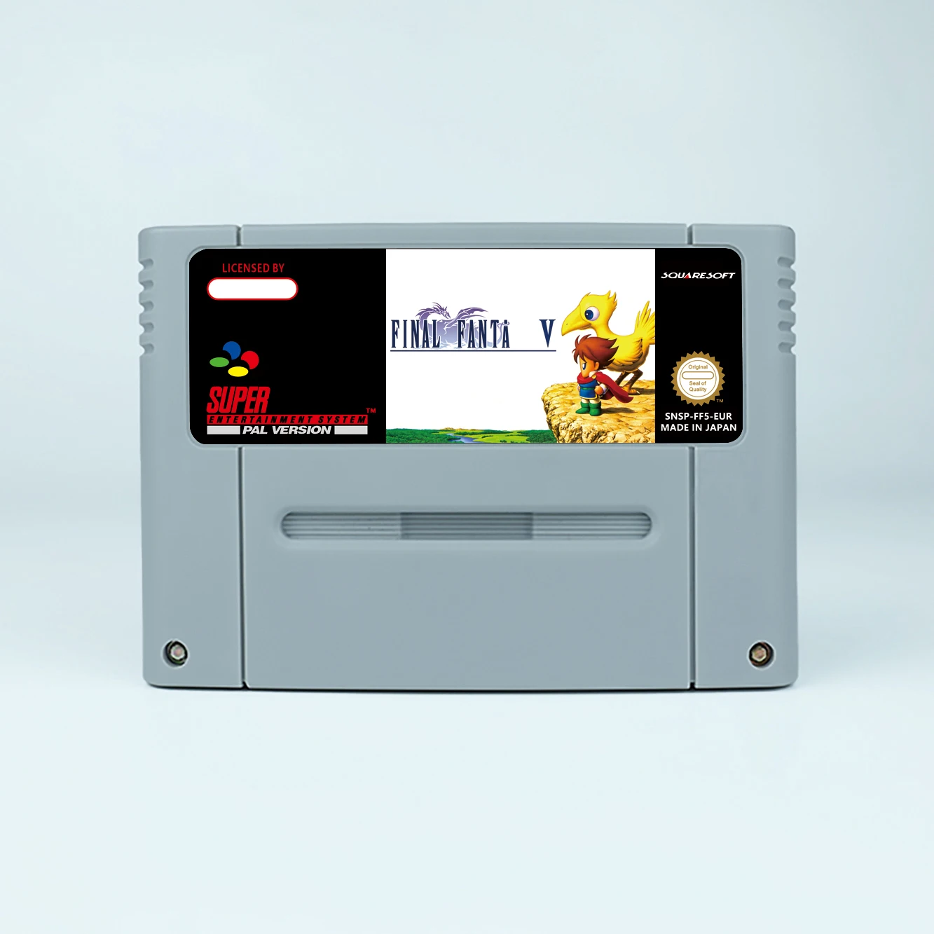 خرطوشة لعبة Fantasy V 5 مع صندوق البيع بالتجزئة ، 16 بت ، بطاقة ألعاب RPG لـ Snes ، وحدة تحكم ألعاب الفيديو ، EUR ، الولايات المتحدة الأمريكية