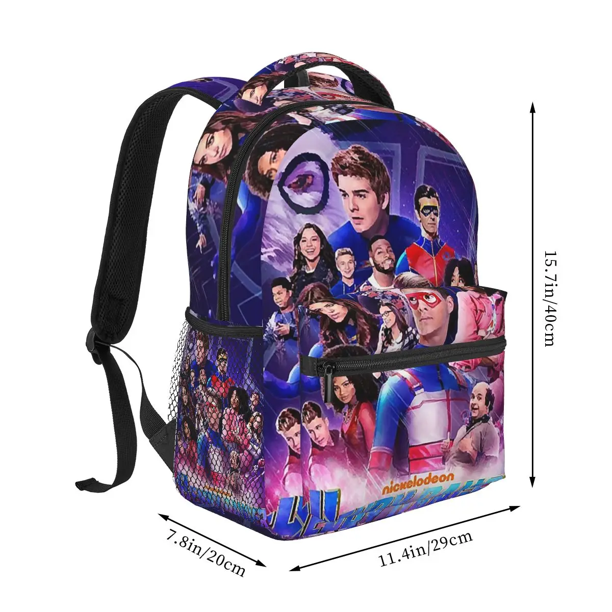 Captain Henry And Kid Danger Backpack Hot Sale Daypack Large Capacity Boys Girls BookBag School Bag Shoulder Bags for Men Women