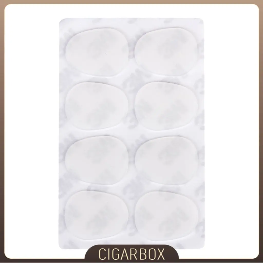 8 Uds saxofón Alto y Tenor parches para boquilla cojines 0,8mm 0,3mm cojín translúcido para saxofón Yamaha Selemer