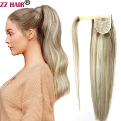 ZZHAIR 100% Human Hair Extensions 16