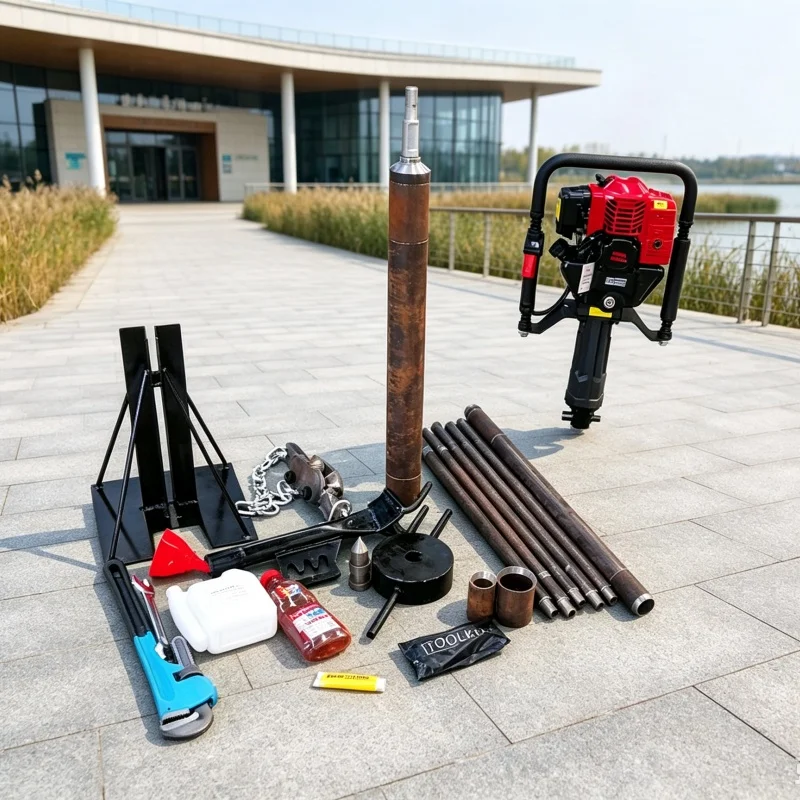 Customized Field Vertical Backpack Drilling Rig for Geological Core Sampling & Shallow Water Well Drilling