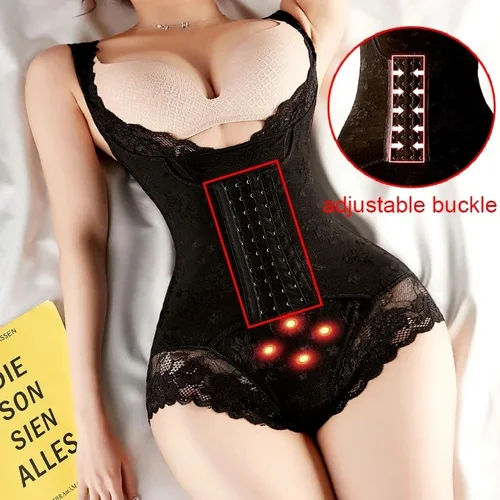 Imagen 2 del producto Vestido de mujer prenda modeladora de cuerpo completo, recortador de abdomen delgado, ropa moldeadora sin costuras, Body más delgado para muslos, faja de entrenamiento de cintura, monos moldeadores