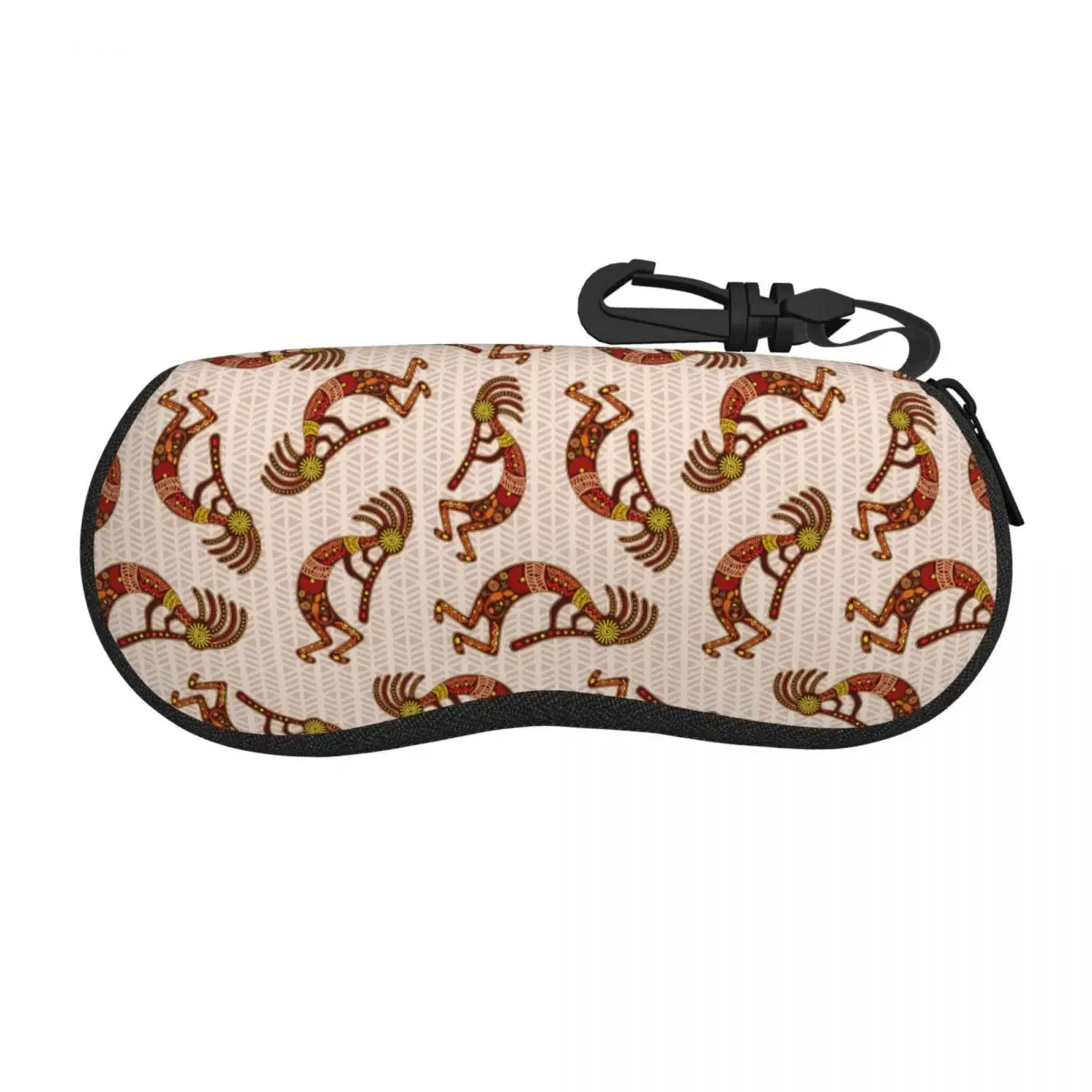 Southwest Tribal Native American Kokopelli Shell Eyeglasses Case Women Men Fashion Glasses Case Sunglasses Box