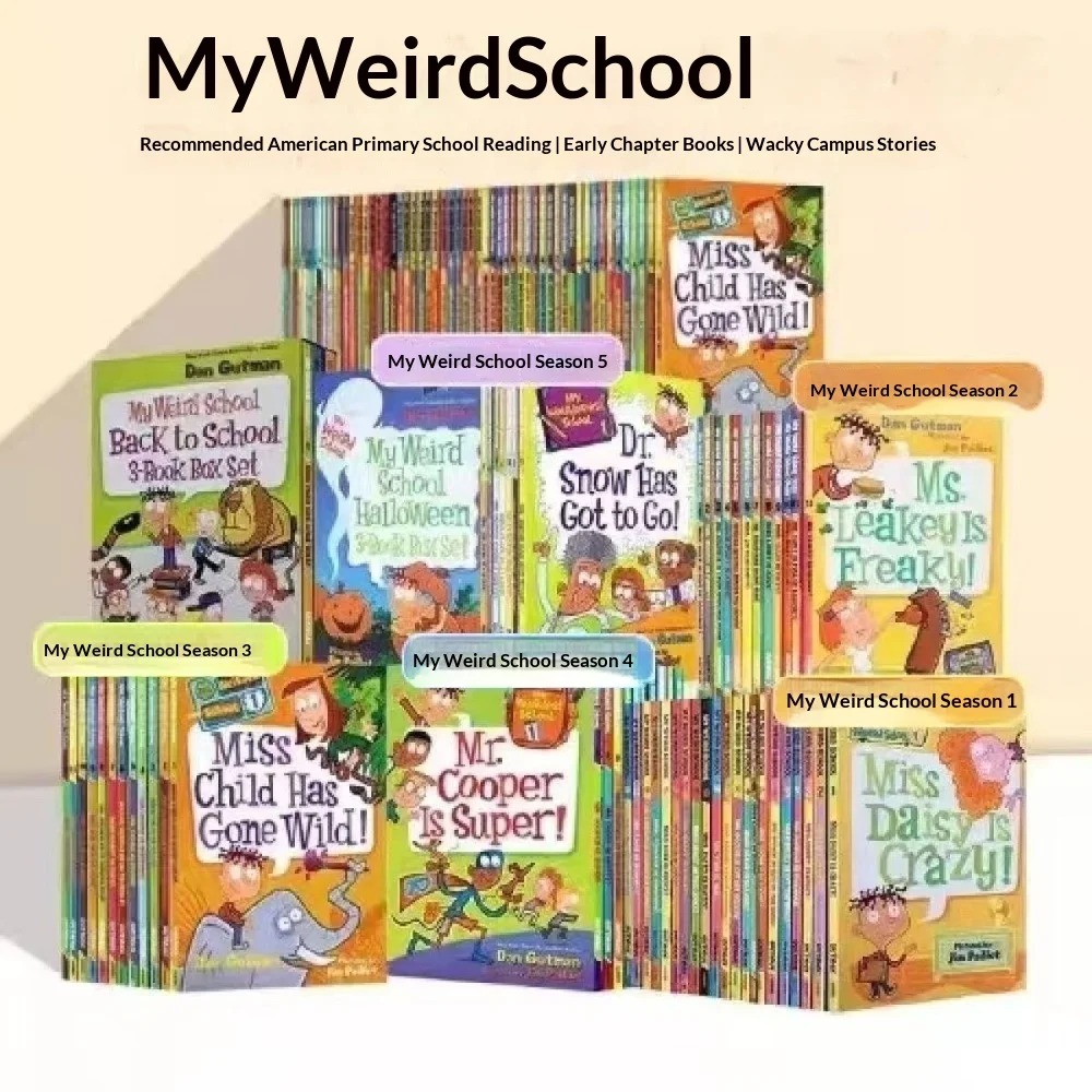 

21 Book/Set My Weird School English Story Picture Books for Children Learn English Reading Books for 8-12Year-Old Kids