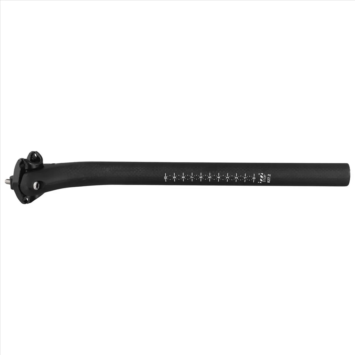 (AD10) Carbon Seat Post Offset 27.2-350mm MTB/Road Bike Seatposts Carbon Fiber Half Shell Suitable for Carbon Rail Saddl