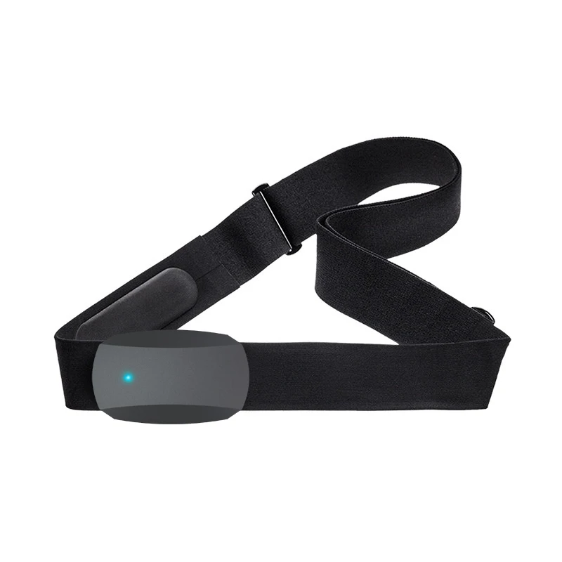 Czujnik HR Pasek na klatkę piersiową Pasek do pomiaru tętna Bluetooth 5.0 ANT+ IP67 Wodoodporny pasek Dane tętna w czasie rzeczywistym Bieganie Sport