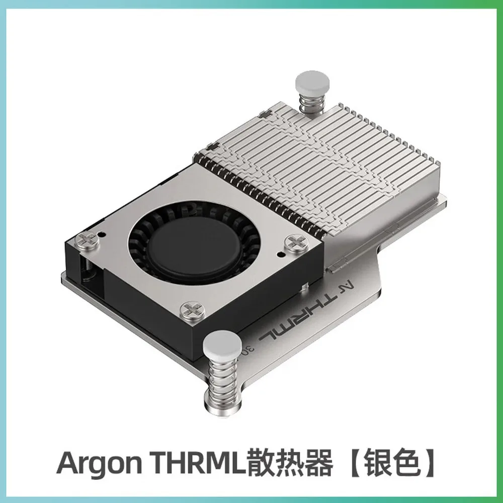 Argon THRML Active Cooler for Raspberry Pi 5/5th PWM 30mm Active Fan Cooler Aluminum Alloy Material for Tech Program Developers