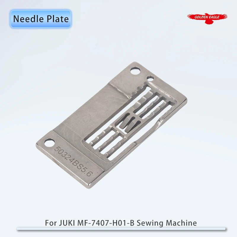 50324BS56 Throat Plate Fits JUKI MF-7407-H01-B, MFC-7407-H01-B Coverstithc Sewing Machines Needle Plate (Gauge Size 3x5.6mm)