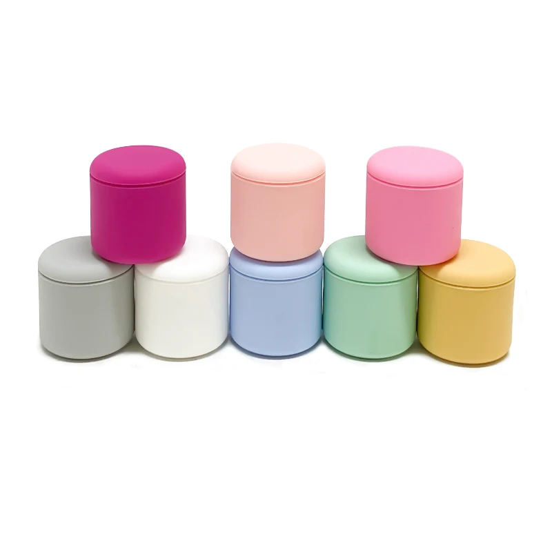 Portable Silicone Travel Jars with Lid, Cosmetic Face Body Hand Cream Jars, Mini Travel Jewelry Cream Powder Case