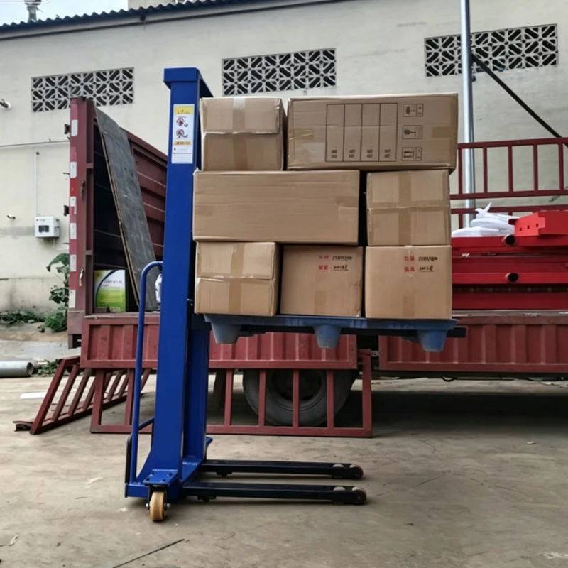 Electric Lifting Platfo1.3M 500/1000KG Lift Hydraulic Cargo Trolley Flatbed Truck Truck Loading and Unloading Truck Customized