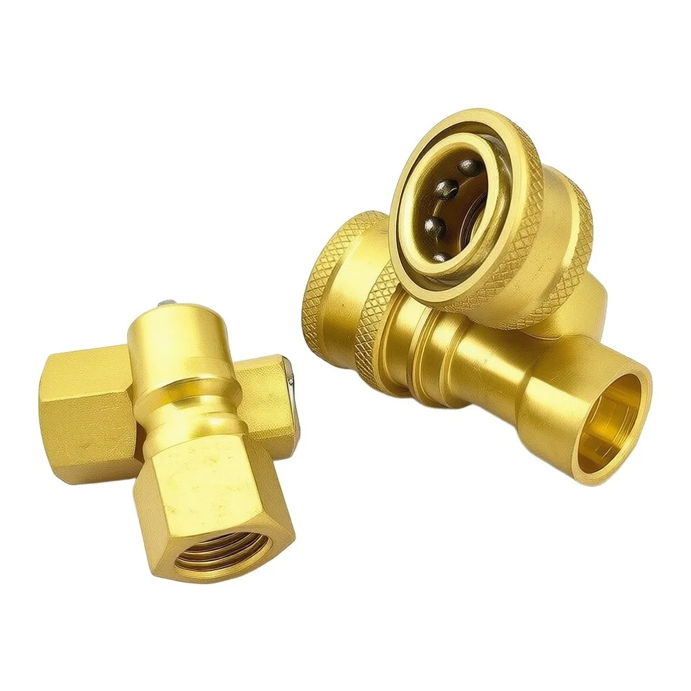 NPT1/4 Brass for Quick Disconnect Coupler for Pressure Washer Systems 3000 PSI Flow 6.08 GPM Stainless Steel Internals