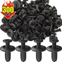 300/50Sets Car Bumper Screws Buckles Kits Plastic Fastener Screw Clips Auto Door Trim Panel Retainer Fasteners Car Accessories