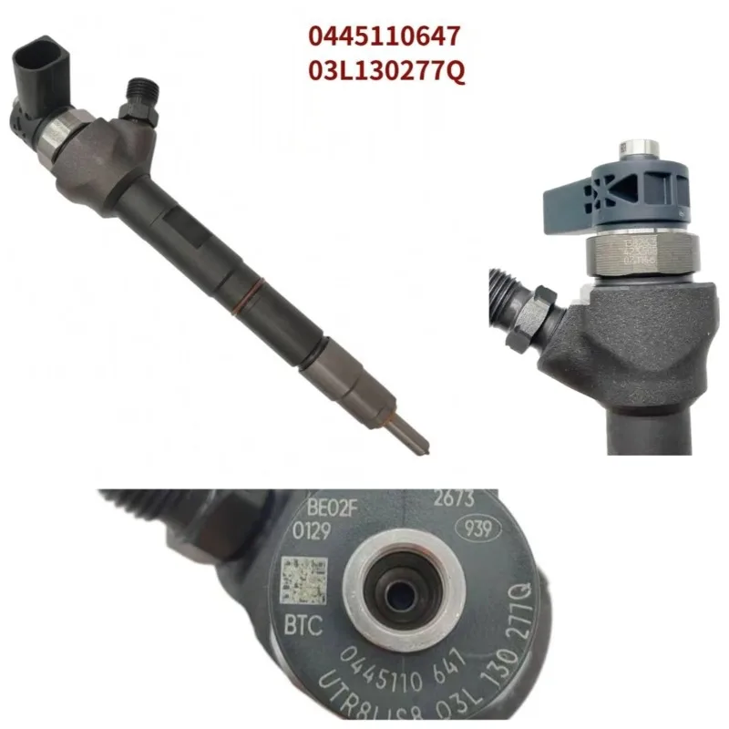 

0445110647 03L130277J Fuel Injector for Audi Seat Volkswagen Amarok 2.0 TDI 2007-2017-Low Emission Fast Shipping