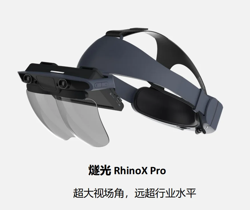 Rhino X Pro TOF Depth of Field Sensor AI Smart MR Headset Helmet AR Glasses Full