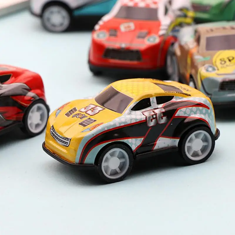 Mini Alloy Racing Cars Small Size Alloy Pull Back Vehicle Toys Goodie Bag Fillers Party Favors for Kids Boys Random Style