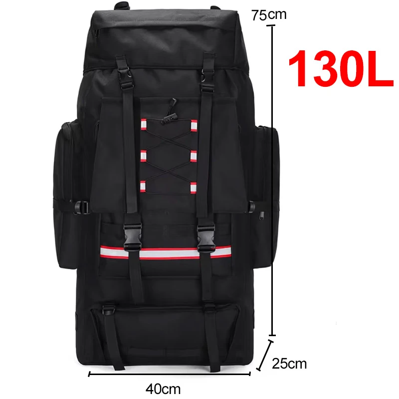 scione 130L Wandern Camping Rucksack Reise Große Gepäck Tasche Männer Trekking Outdoor Sport Pack Molle Trekking Rucksack Für Männer Big Bag 7