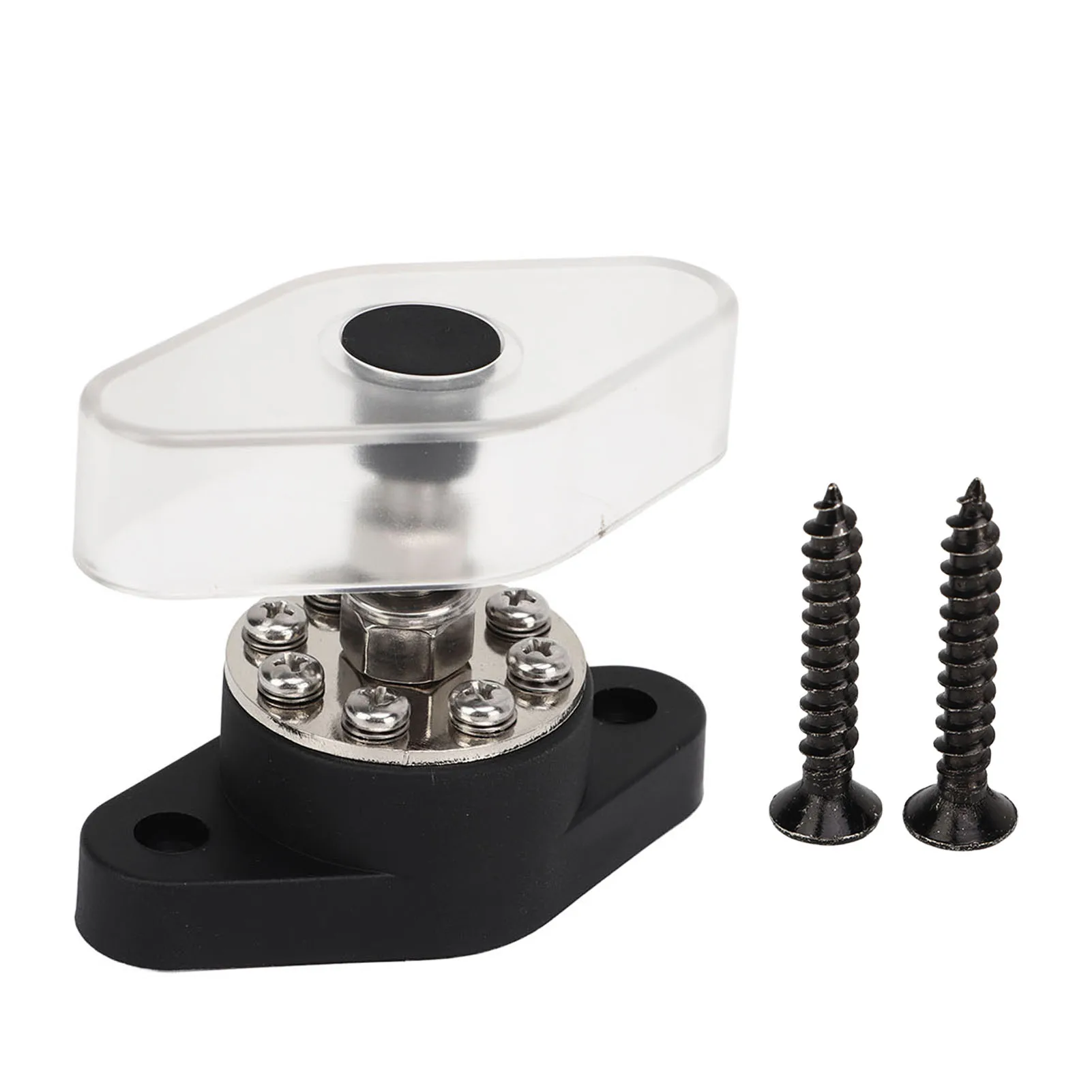 

Battery Terminal Junction Block M10 Nylon Base Rust Proof Heavy Duty Brass High Strength Power Distribution Block for Ships