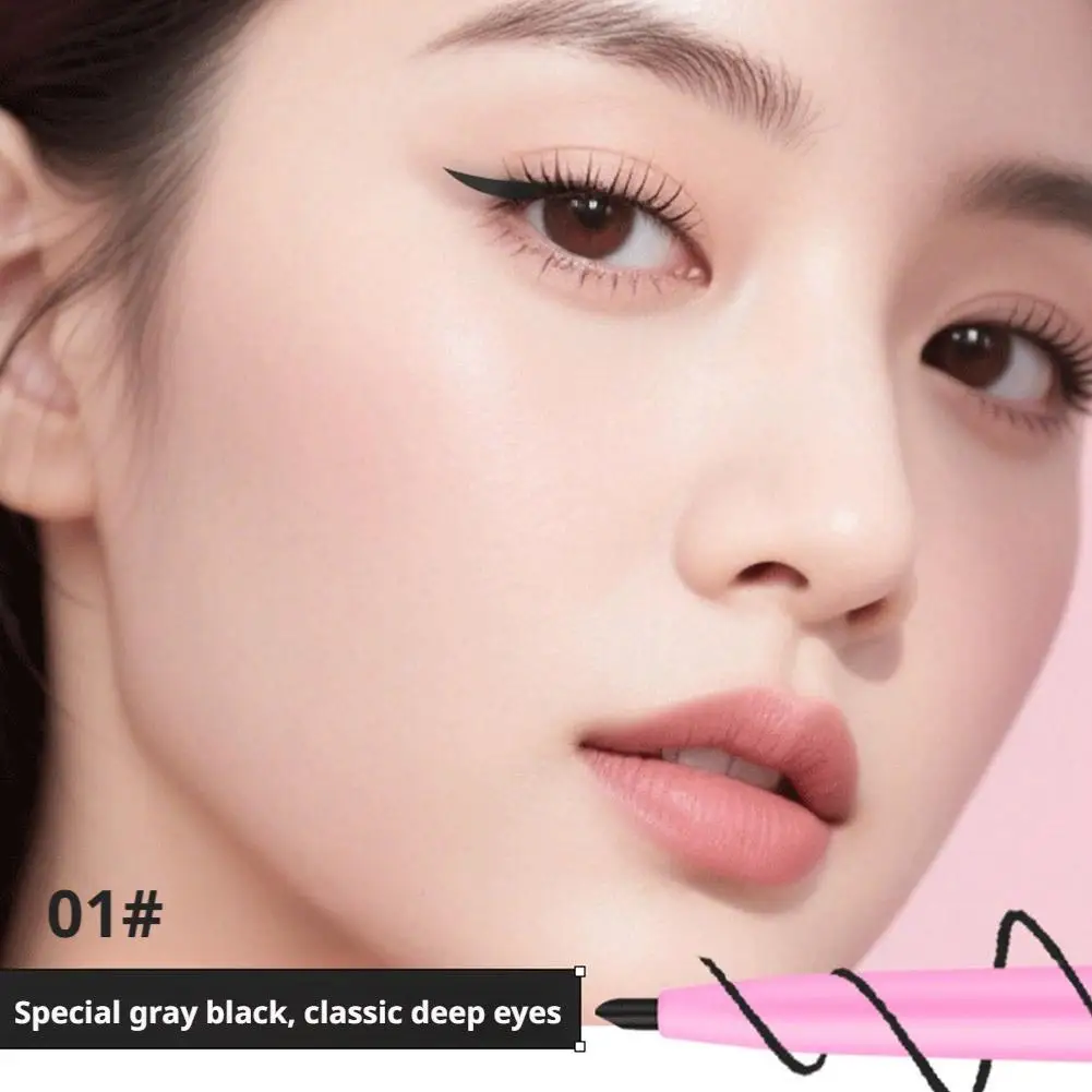 Waterproof Angled Tip Eyeliner Pencil, Ultra-Smooth Gel Formula for Sharp Winged Liner, Smudge & Sweat Proof Long Lasting M V4I3