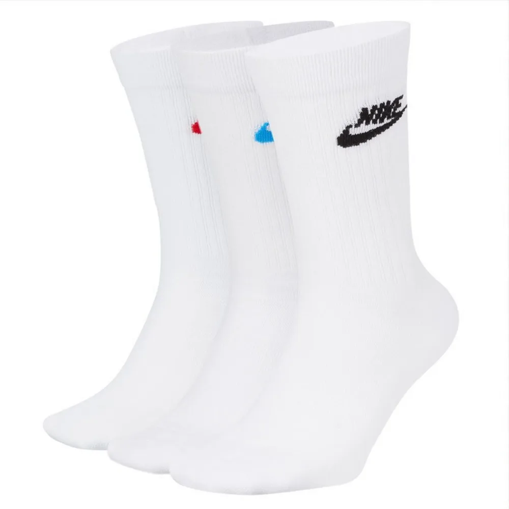 

Nike Men's and Women's Socks: Breathable, Comfortable, and Stylish Mid-Calf Sports and Casual Socks, 3-Pack SK0109-911