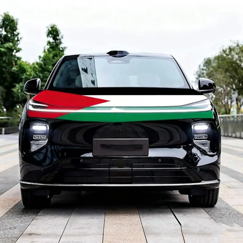 (1 حزمة) علم السيارة الفلسطيني مقاومة تتلاشى ومقاومة للرياح ، من السهل التثبيت ، مناسبة لعشاق السيارات ، الفلسطينيين واستخدام #4