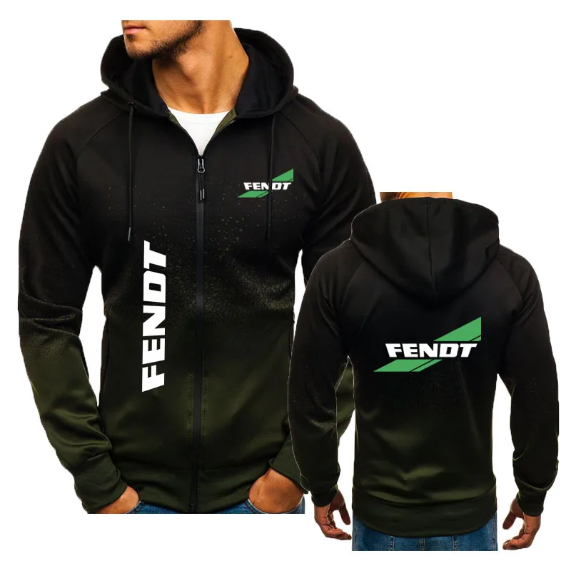 Autumn Mens hoodie Tractor FENDT high quality  classic street hoodie Men's 3d sweatshirt Brand fashion senior men's cardigan