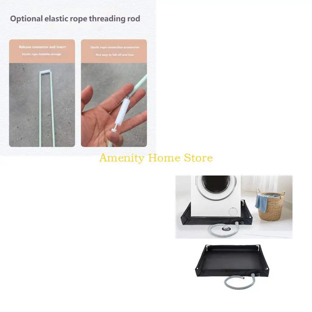 F26C Portable Water Collection Tray with Drain Hose for Garden Cleaning