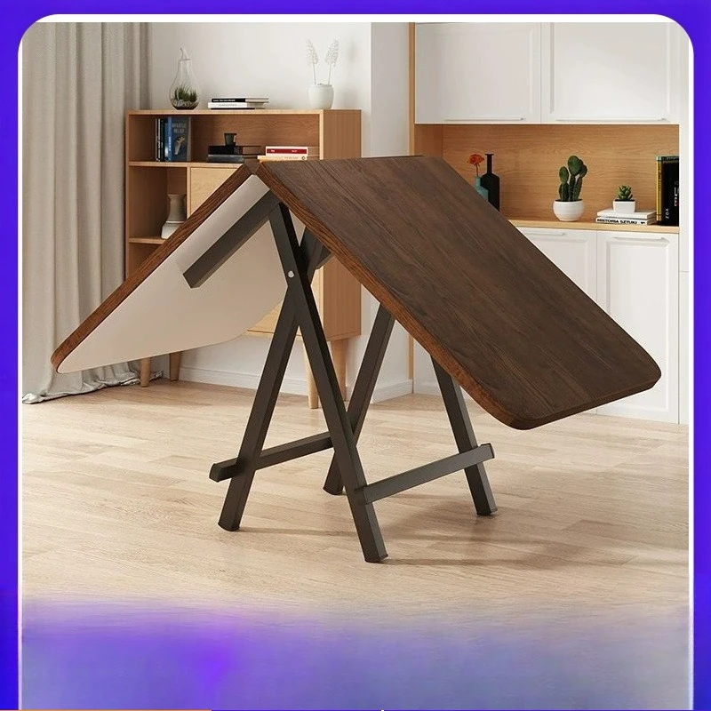Folding table dining table rectangular eating table outdoor stall stall and chair wholesale stall folding