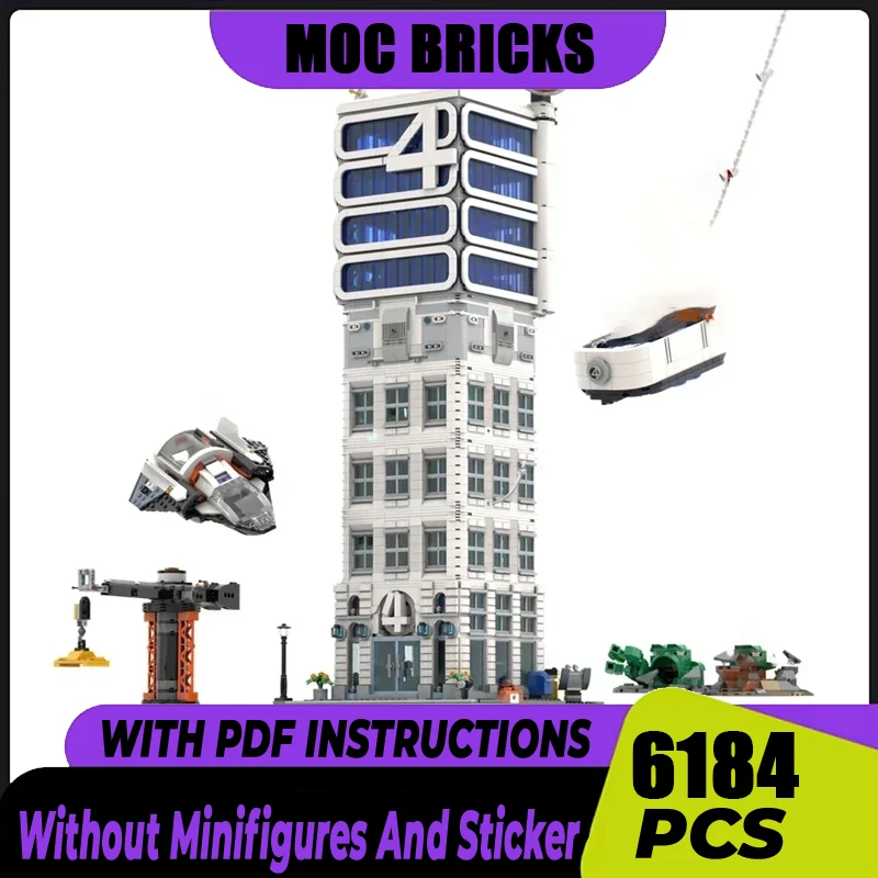 Moc Building Blocks Classic Space Academy Model Technology Bricks DIY City Street View Model Assembly Toys Construstion Gifts