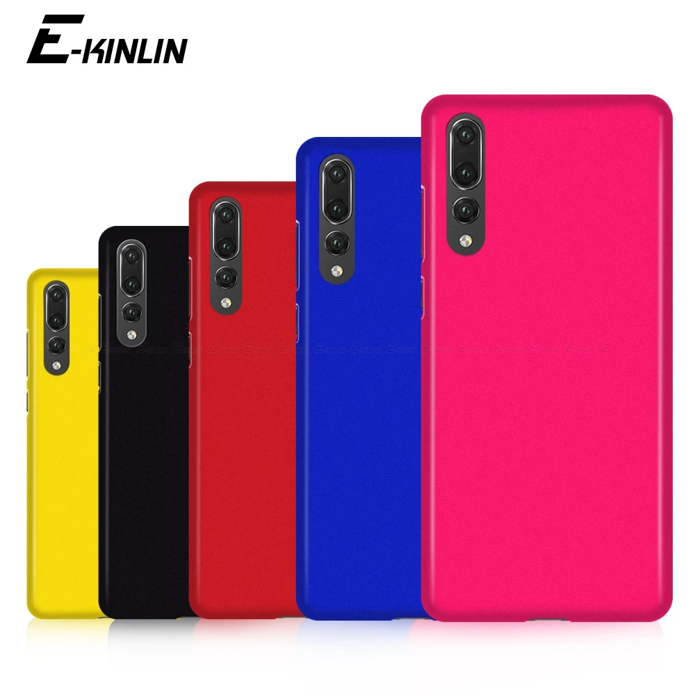 UltraThin Matte Hard PC Plastic Phone Case For HuaWei P60 P50 P40 P30 P20 Pro Plus Lite 5G E XL Frosted Back Cover