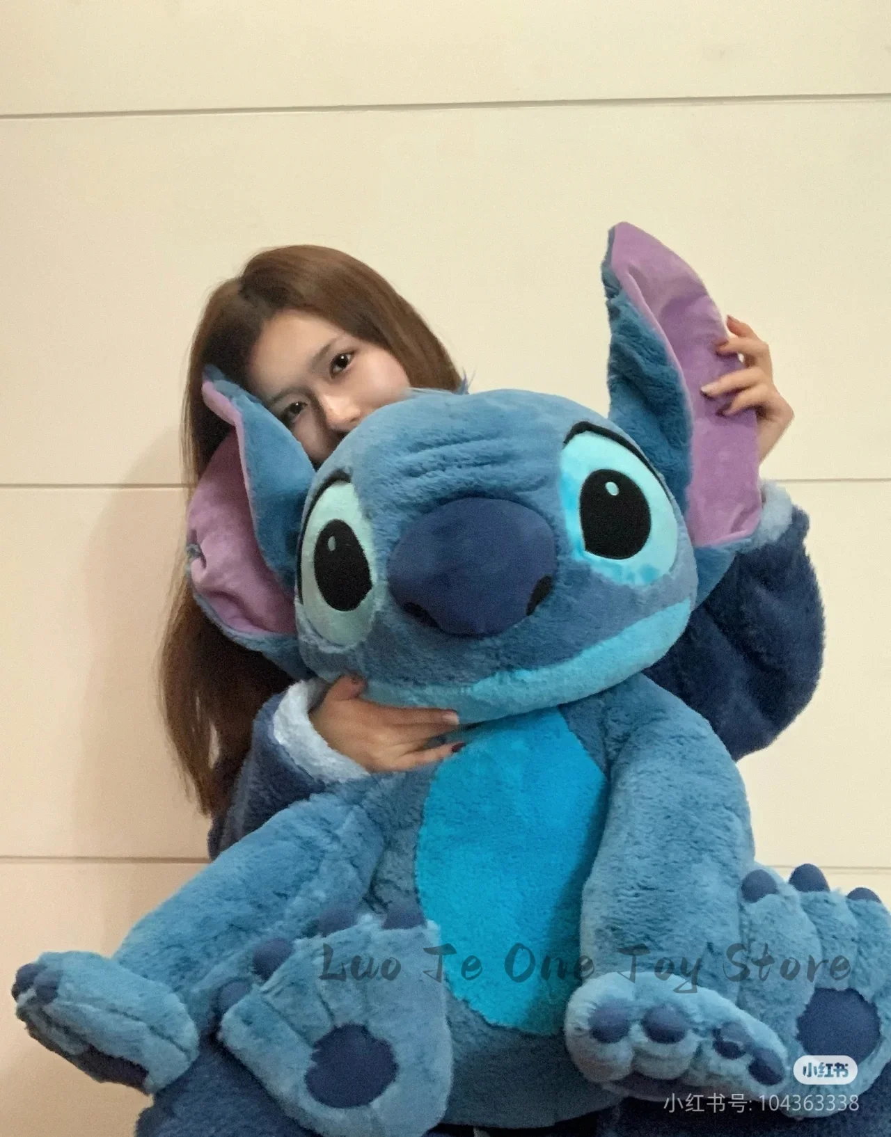 Kawaii Disney Giant Size Lilo&Stitch Plush Stuffed Animal Doll Cartoon Couple Sleeping Pillow  Softmaterial  Birthday Toys Gifts