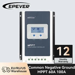 EPEVER MPPT Solar Charge Controller Tracer Series 100A 60A Solar Controller 12V 24V 36V 48V Auto 6415AN 10415AN