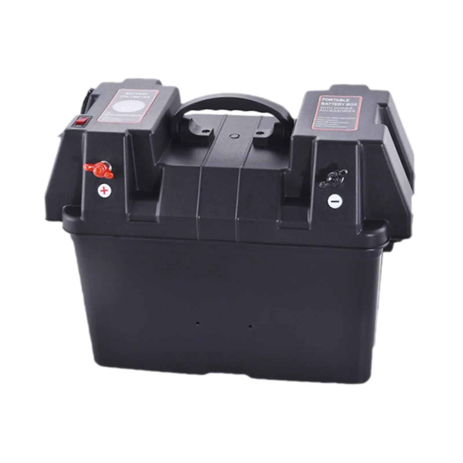 

Battery Box Multifunction Batteries Carrier for Boat Outdoor Trucks