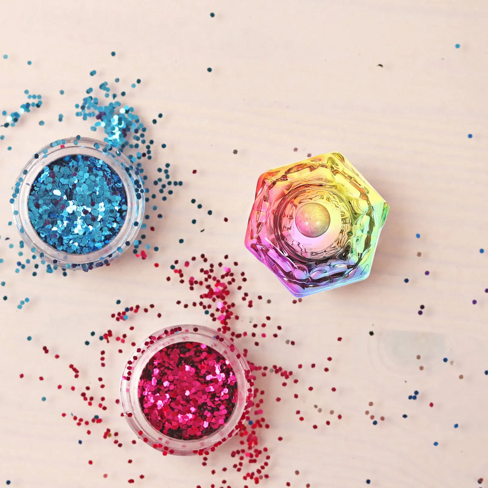 2 stuks glazen kristallen beker voor nail art gebruik premium manicure mengkom met deksel dappenschotel voor acryl vloeibaar poeder dip lade pen