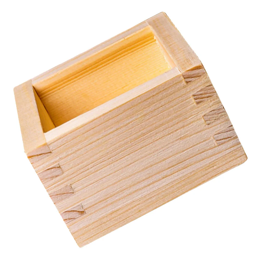 

Sake Cup Box Wooden Japanese Masu Cups Tea Traditional Glasses Mug Container Saki Hinoki Storage Wood Party Square Tiramisu