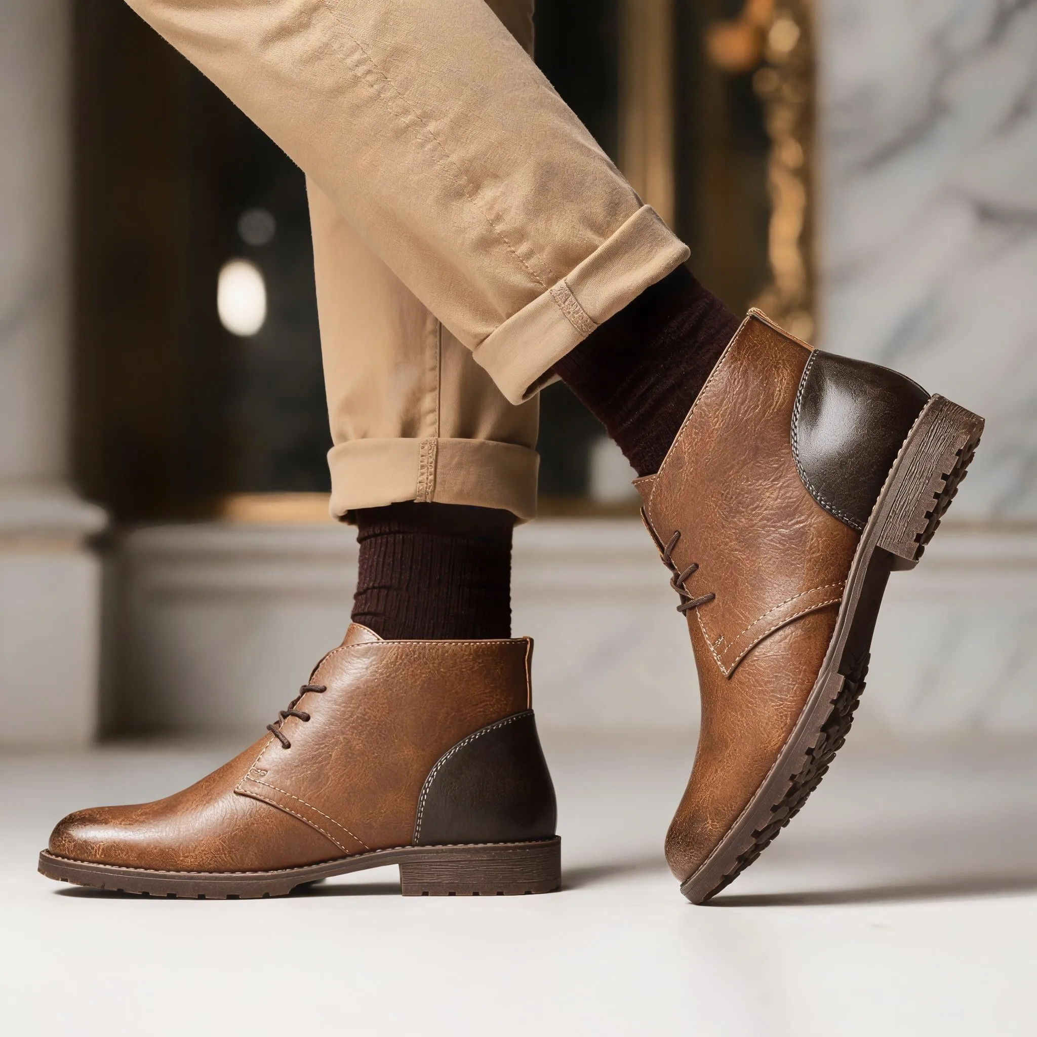Boots Men Brand Retro Comfortable Casual Fashion 2026 Desert Boots Man #KD783 view 5